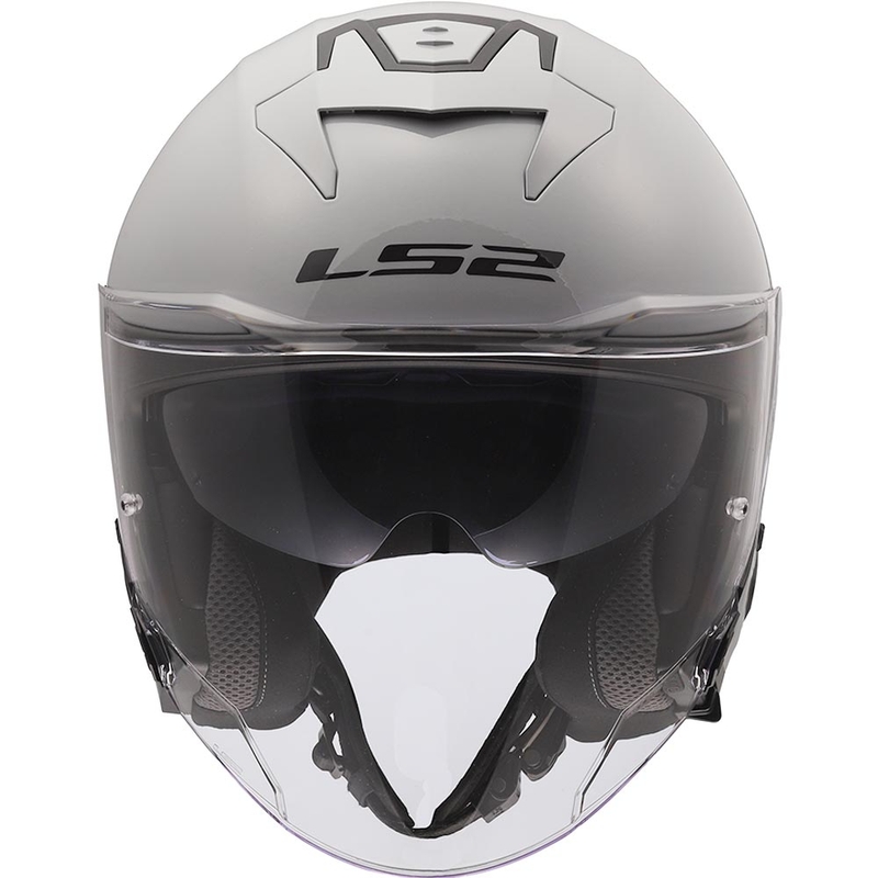 Open motorhelm LS2 OF618 Verso II Solid nardo grijs
