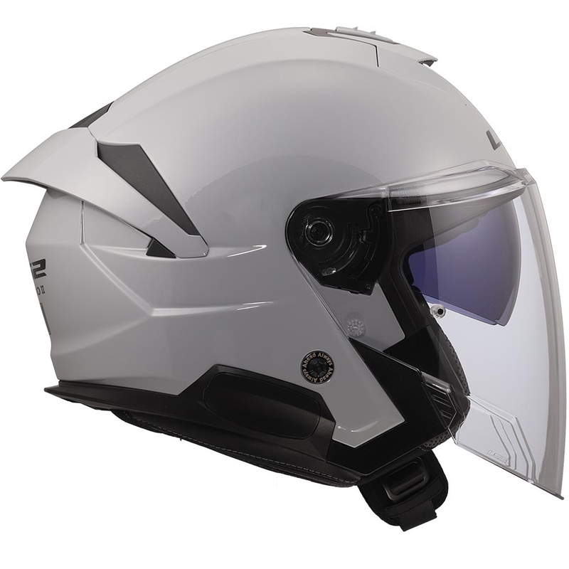 Open motorhelm LS2 OF618 Verso II Solid nardo grijs