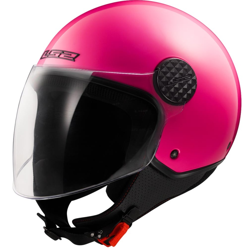 Open motorhelm LS2 OF558 Sphere Lux II Effen fluorescerend roze