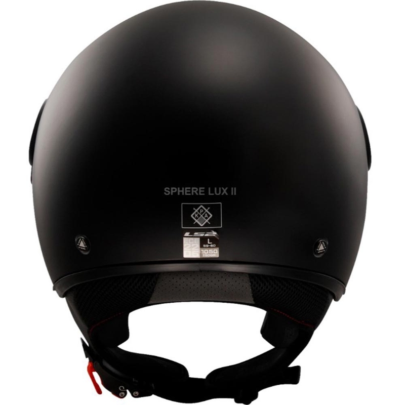Open motorhelm LS2 OF558 Sphere Lux II Solid matzwart