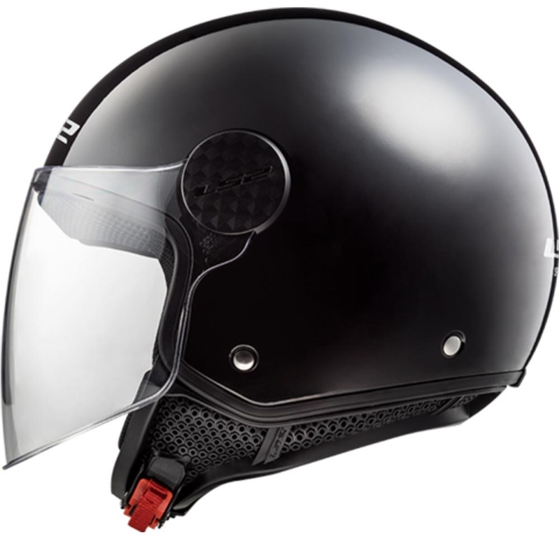 Open motorhelm LS2 OF558 Sphere II Solid matzwart