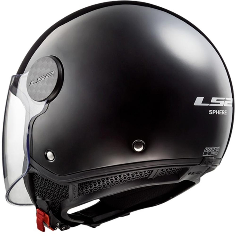 Open motorhelm LS2 OF558 Sphere II Solid matzwart