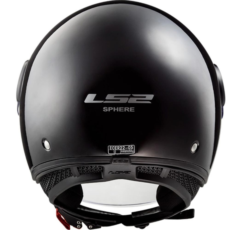Open motorhelm LS2 OF558 Sphere II Solid matzwart