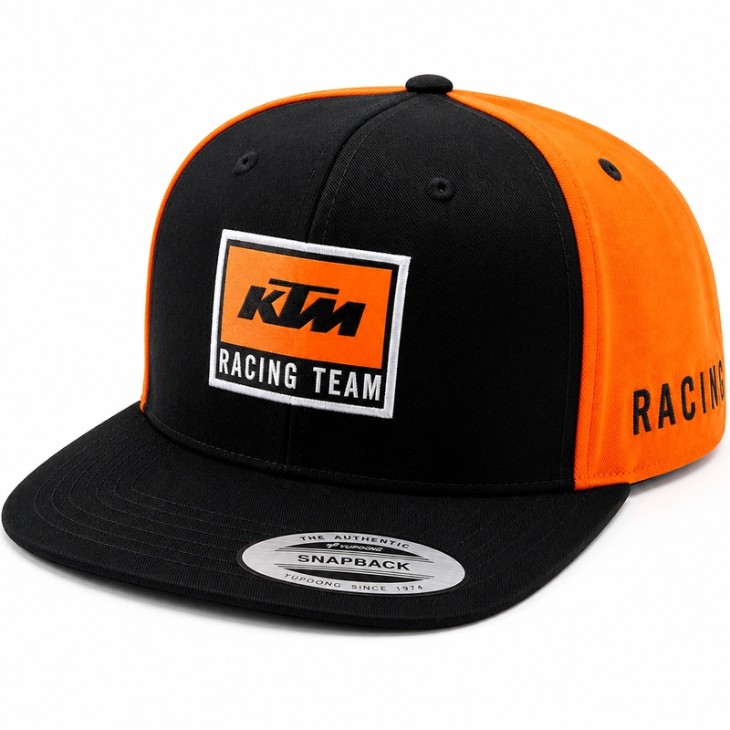 KTM Kinder Team Flat Cap OS zwart-oranje