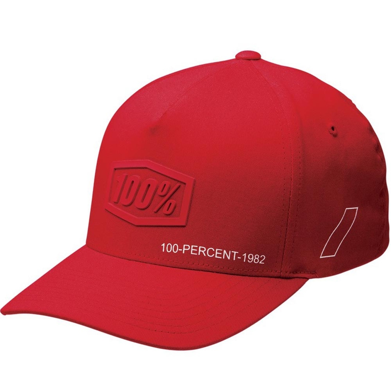 Kinderpet 100% Shadow Snapback rood