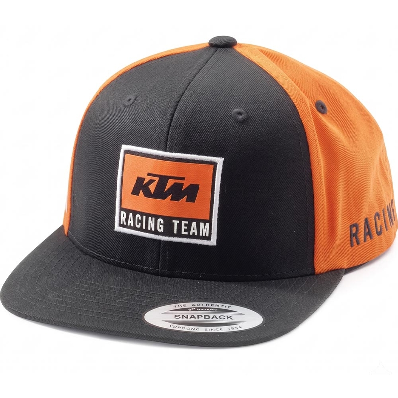 KTM Team Flat Cap OS zwart-oranje