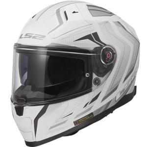 Integraal motorhelm LS2 FF811 Vector II Alizer mat wit