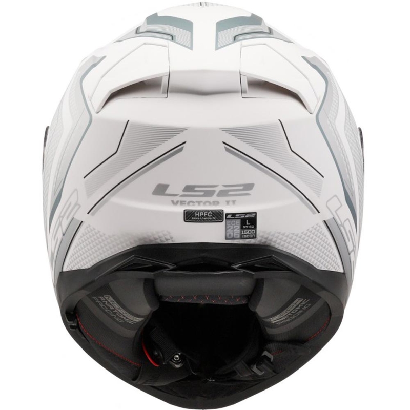 Integraal motorhelm LS2 FF811 Vector II Alizer mat wit