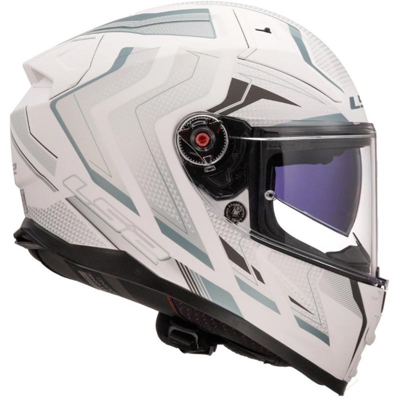 Integraal motorhelm LS2 FF811 Vector II Alizer mat wit