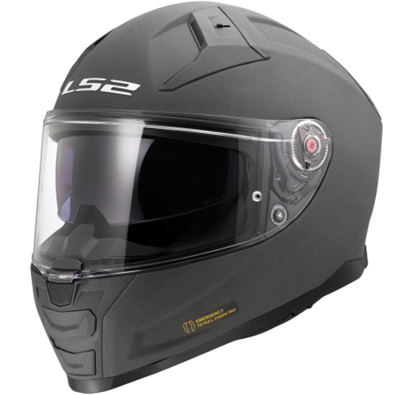 Integraal motorhelm LS2 FF811 Vector II Effen betongrijs