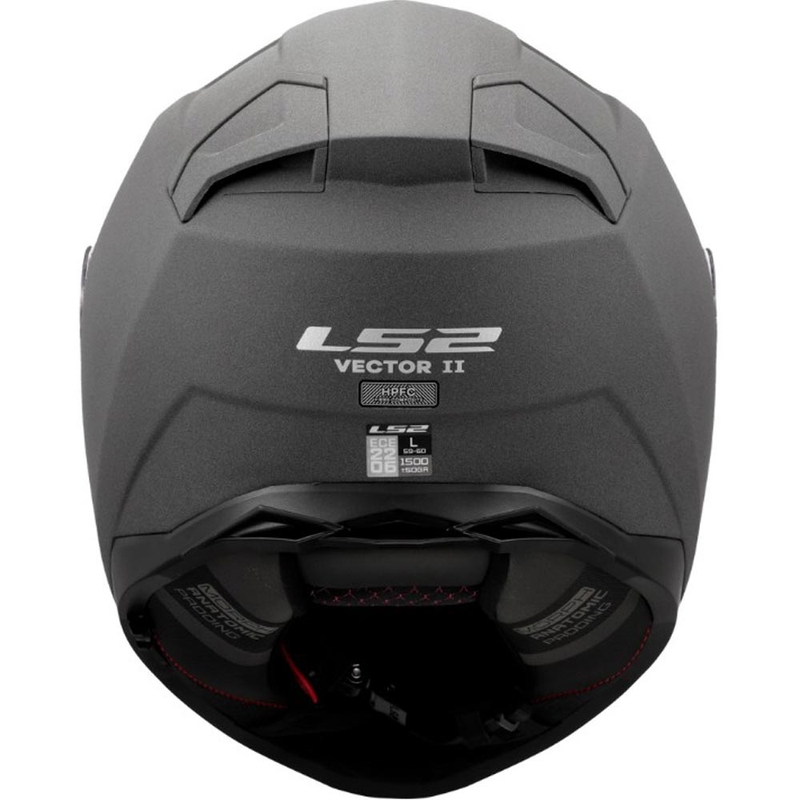 Integraal motorhelm LS2 FF811 Vector II Effen betongrijs