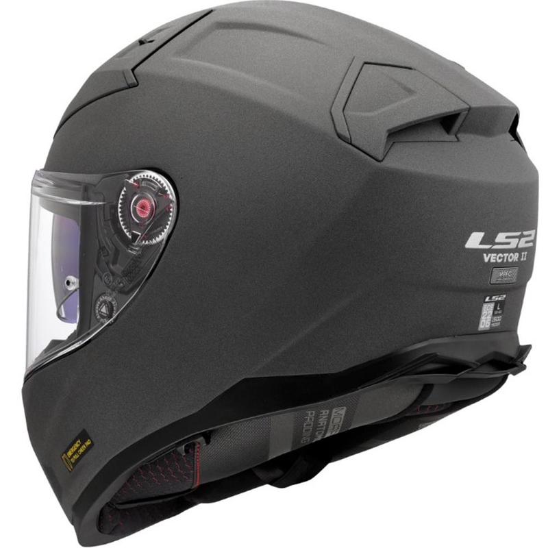 Integraal motorhelm LS2 FF811 Vector II Effen betongrijs