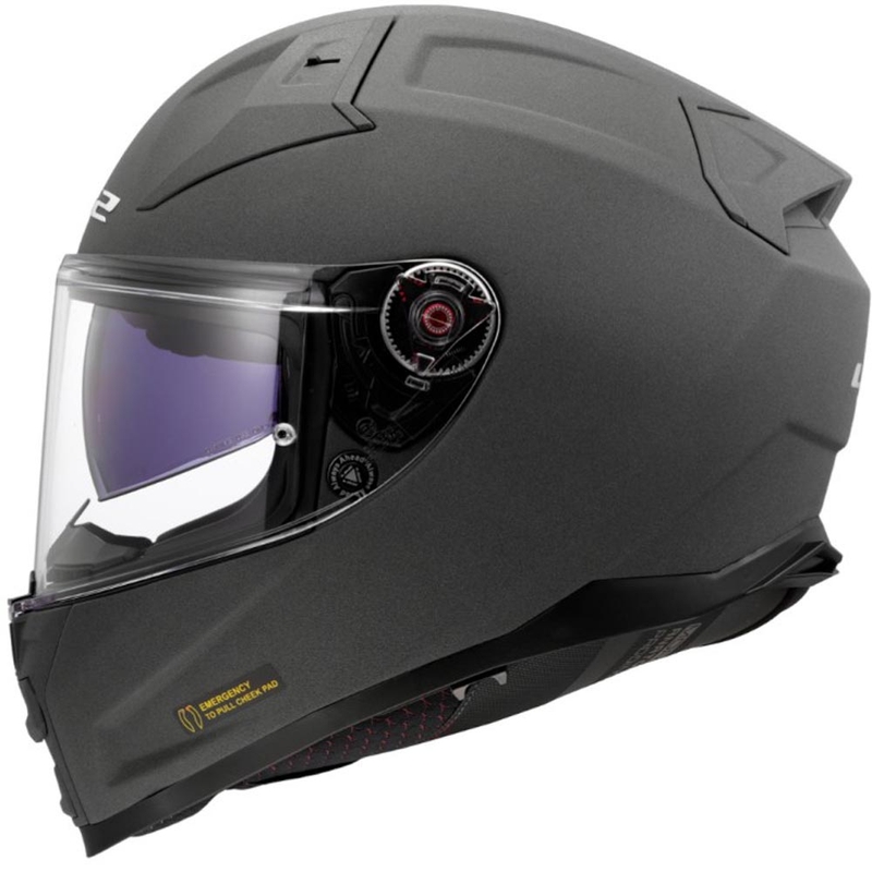 Integraal motorhelm LS2 FF811 Vector II Effen betongrijs