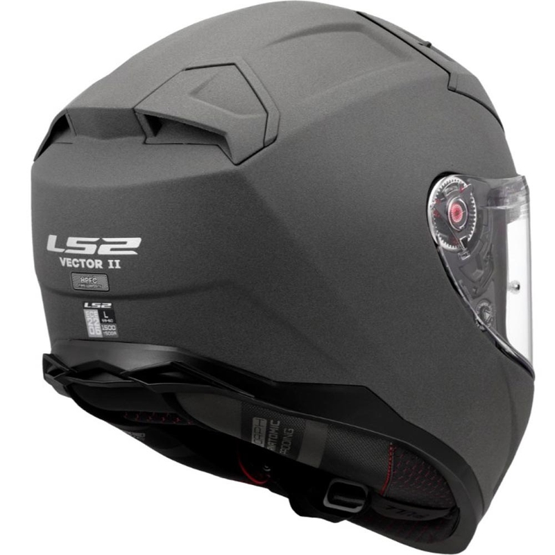 Integraal motorhelm LS2 FF811 Vector II Effen betongrijs