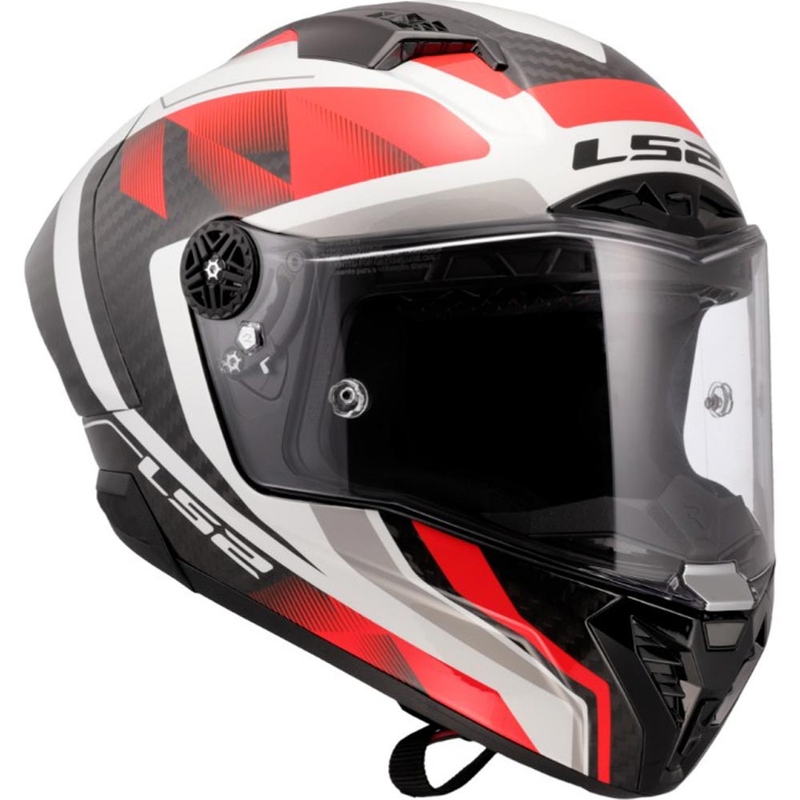 Integraal motorhelm LS2 FF805 Thunder C GP Aero Raute wit-rood