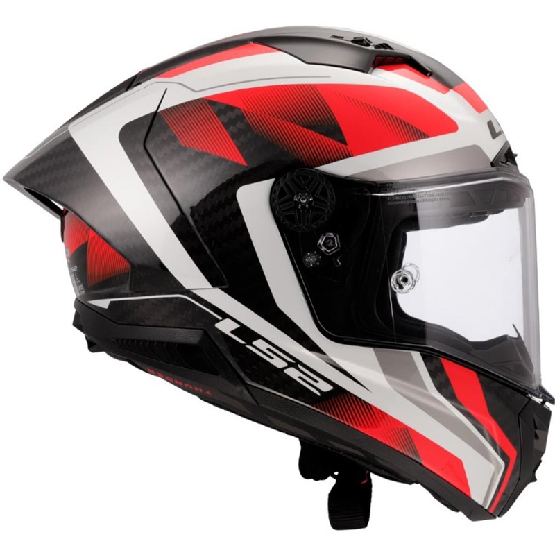 Integraal motorhelm LS2 FF805 Thunder C GP Aero Raute wit-rood