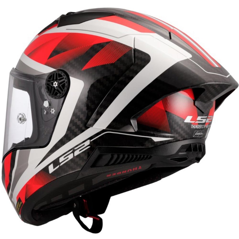 Integraal motorhelm LS2 FF805 Thunder C GP Aero Raute wit-rood