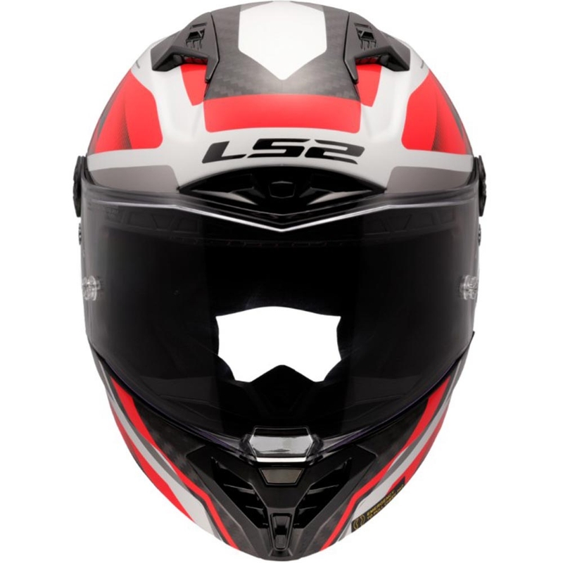 Integraal motorhelm LS2 FF805 Thunder C GP Aero Raute wit-rood