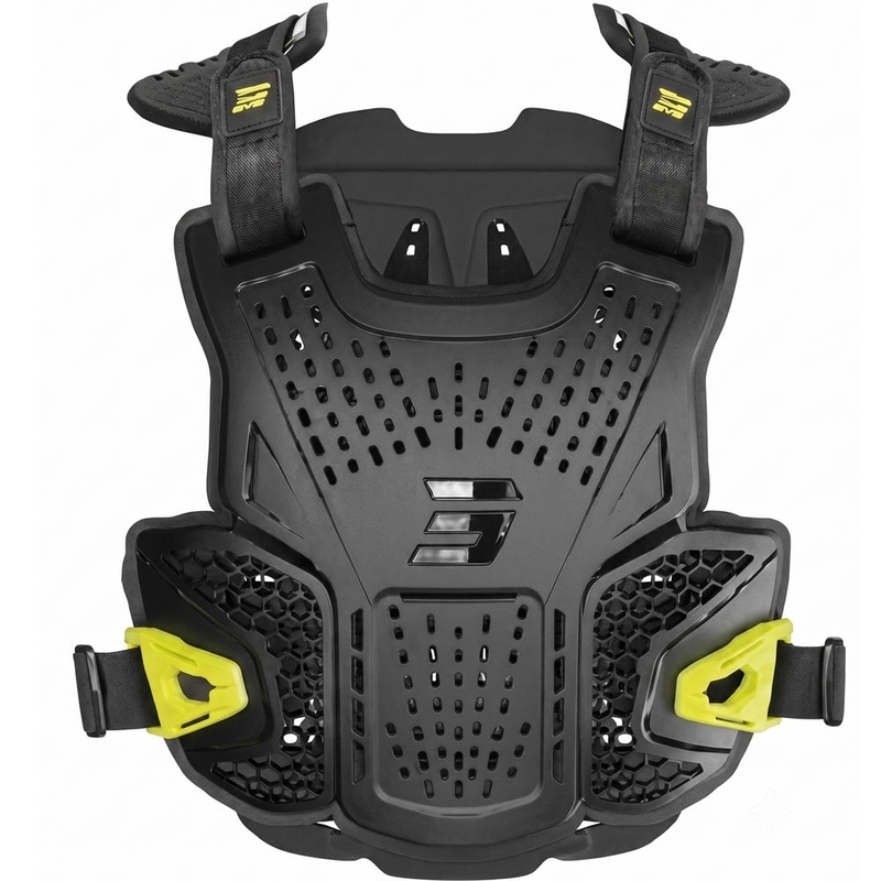 Shot Airflow Evo borstbeschermer zwart