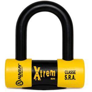 AUVRAY Xtrem Mini remschijfslot zwart-geel