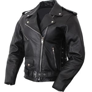 Dames leren crook RSA Chopper zwart