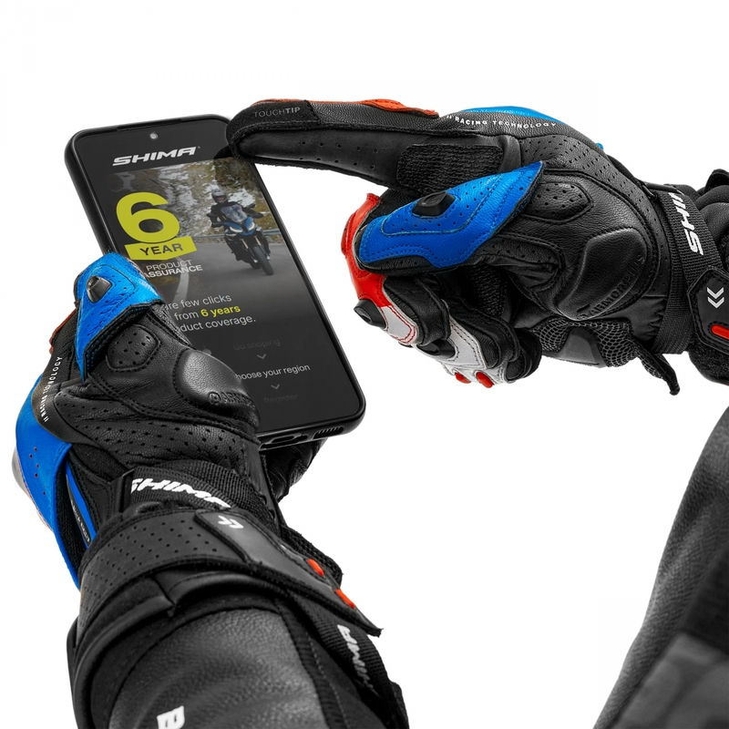 Shima RS-3 motorhandschoenen blauw