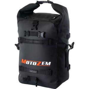 Waterdichte motortas MotoZem DryBag zwart 27,5 l