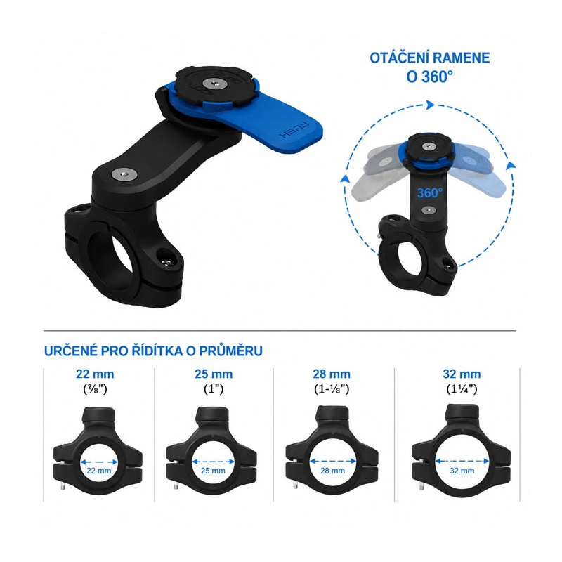 Quad Lock® Motorfiets Stuurhouder (V2)