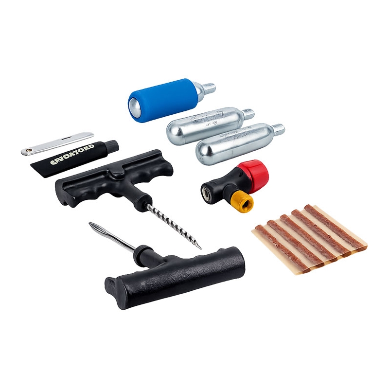 12-delige reparatieset voor tubeless motorbanden Oxford