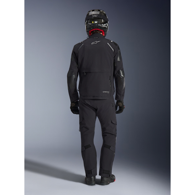 Alpinestars Andes PRO Drystar XF motorjas zwart-donkergrijs