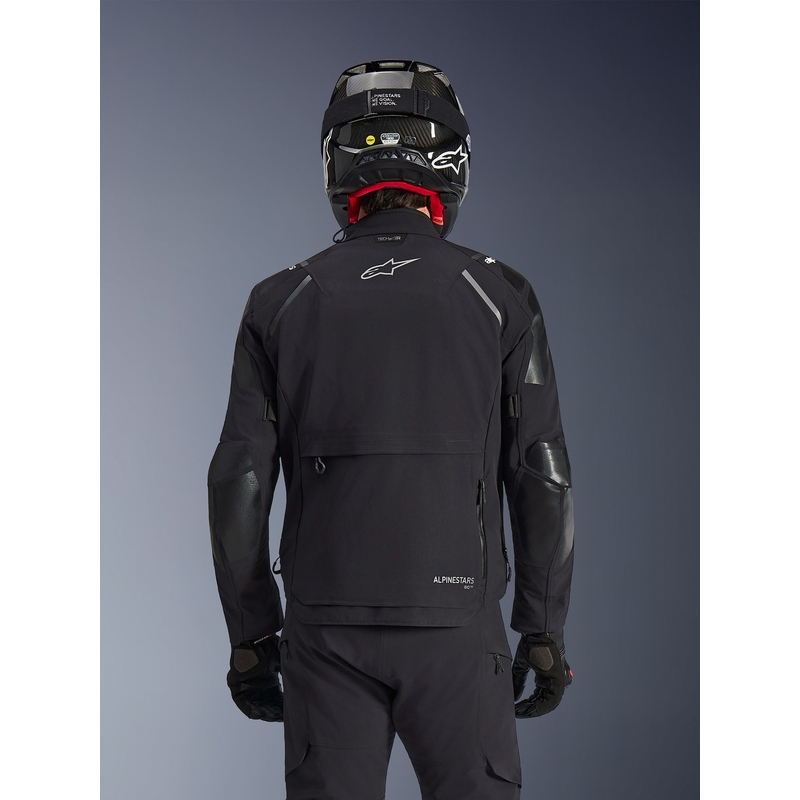 Alpinestars Andes PRO Drystar XF motorjas zwart-donkergrijs