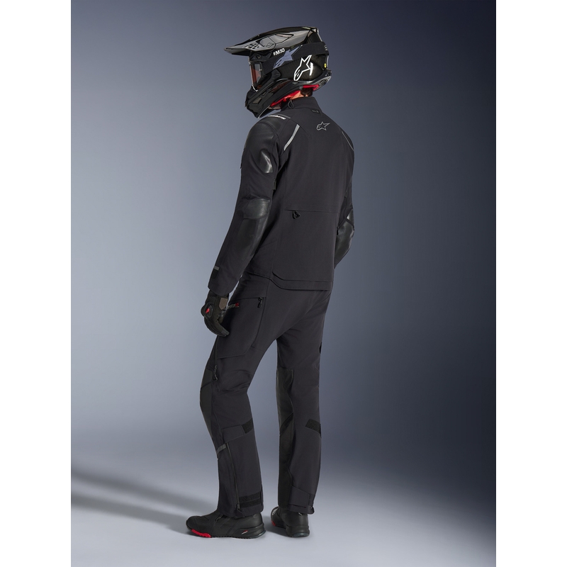 Alpinestars Andes PRO Drystar XF motorjas zwart-donkergrijs