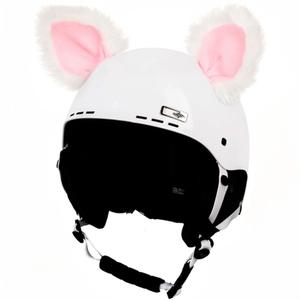 Helm oren Kat wit
