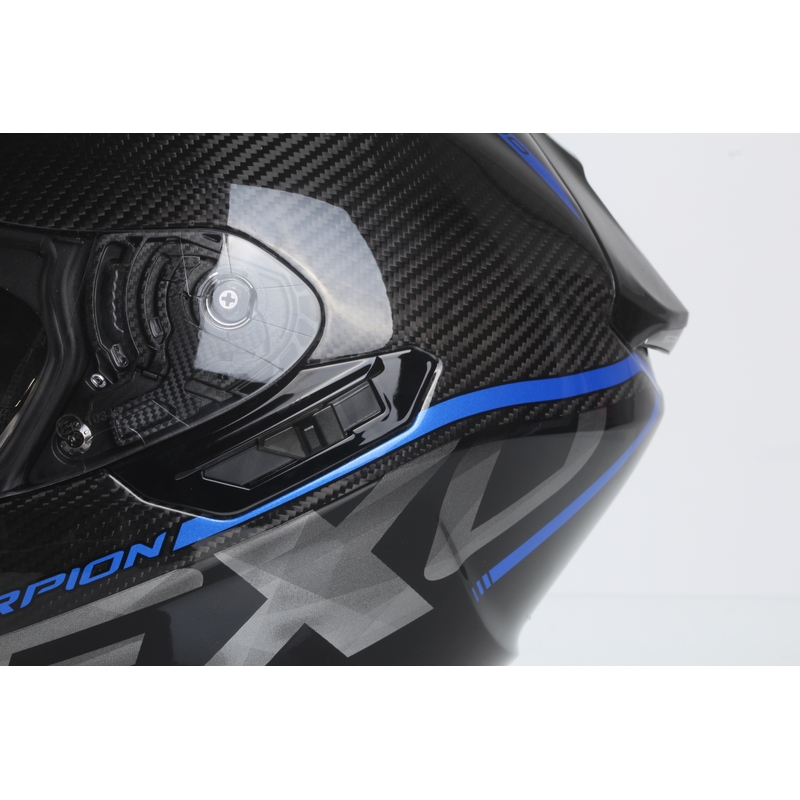 Integrální přilba Scorpion EXO-1400 Carbon Air Grand černo-modrá