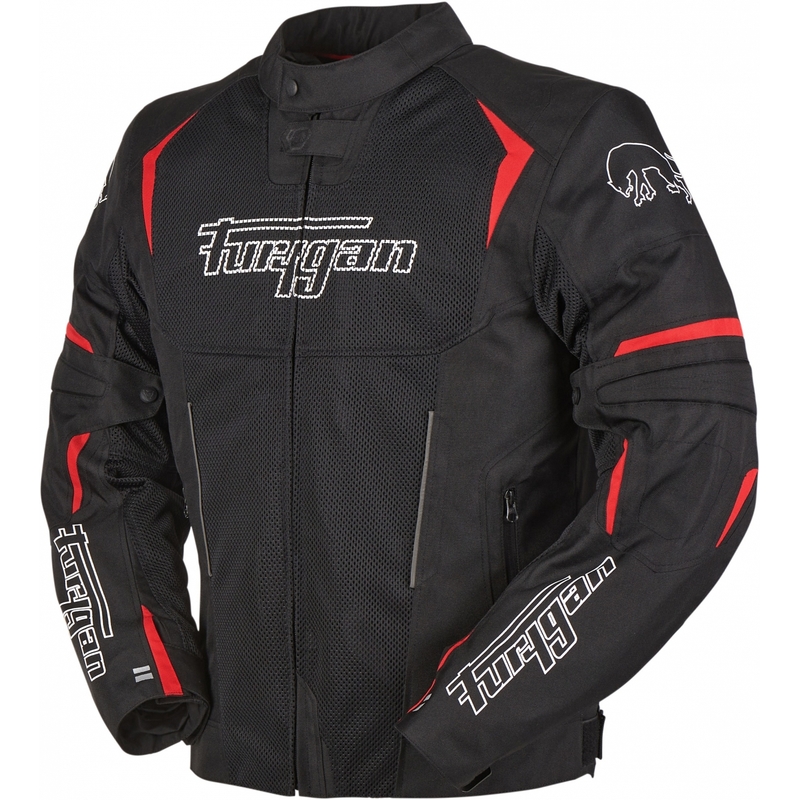Furygan Ultra Spark Geventileerd 3 in 1 Rood en Zwart Motorjack