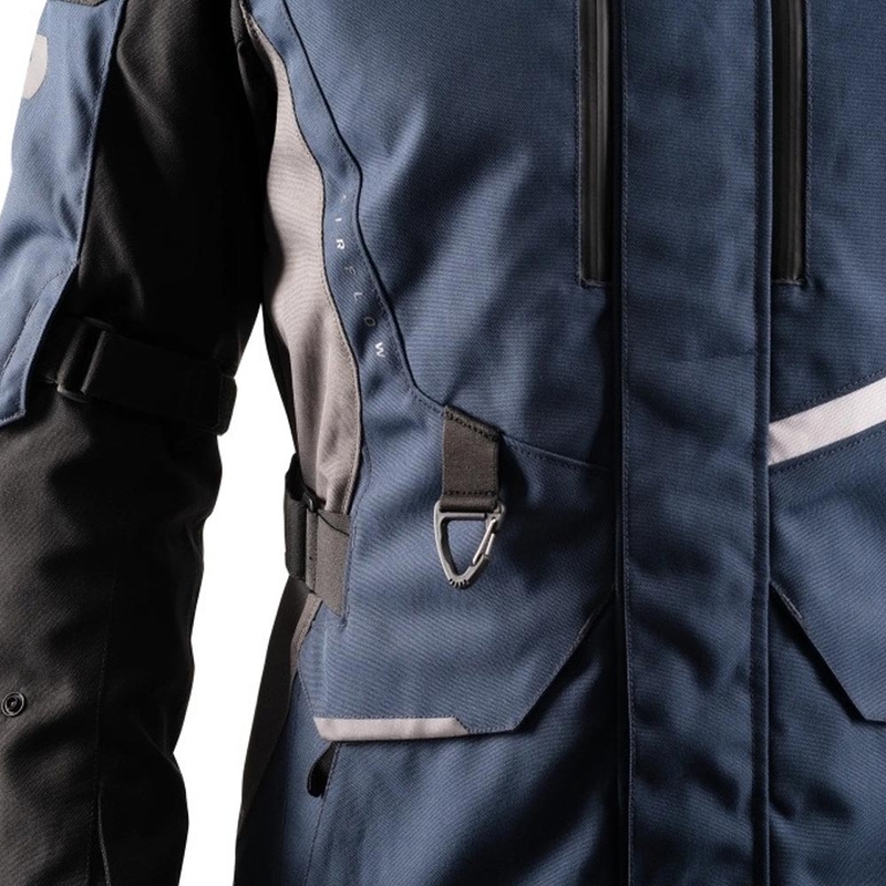 Oxford Montreal 5.0 motorjas blauw-zwart-grijs