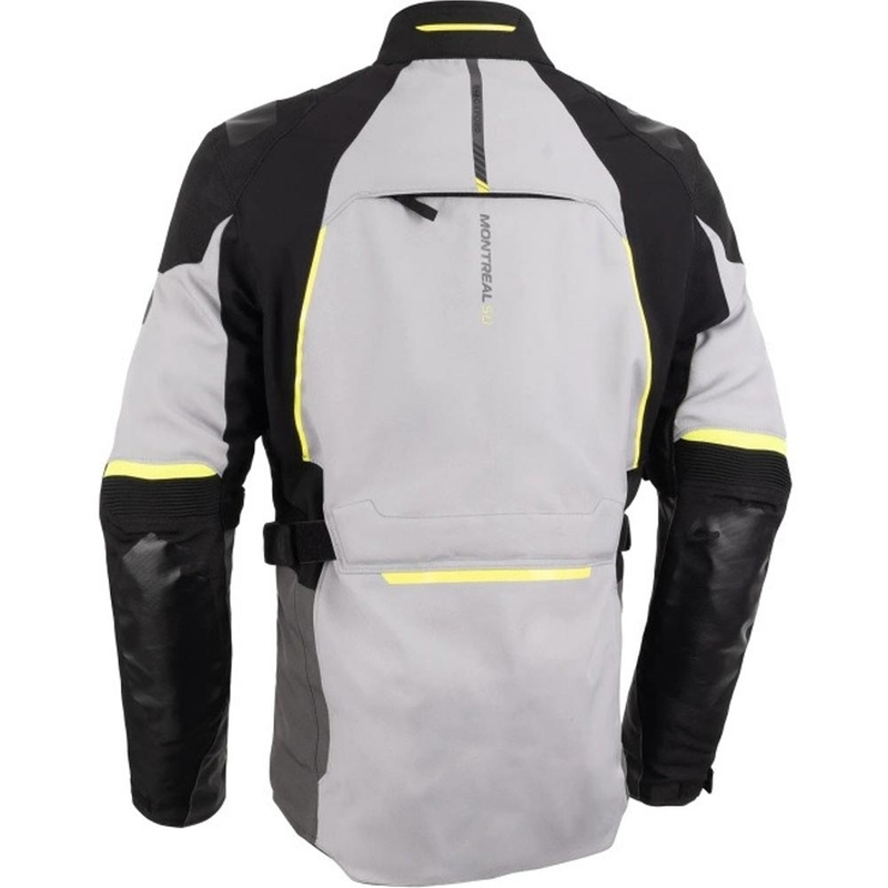 Oxford Montreal 5.0 motorjas grijs-zwart-geel