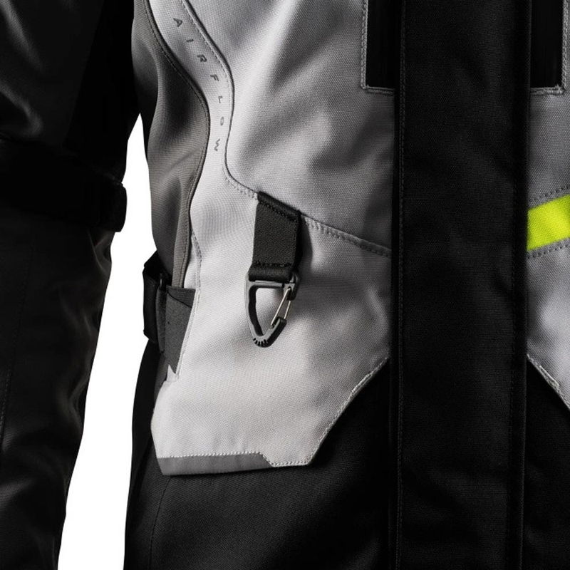 Oxford Montreal 5.0 motorjas grijs-zwart-geel