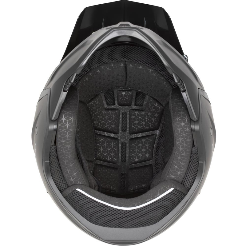 Modulaire motorhelm Cassida Cross Country Dual fluo geel-zwart