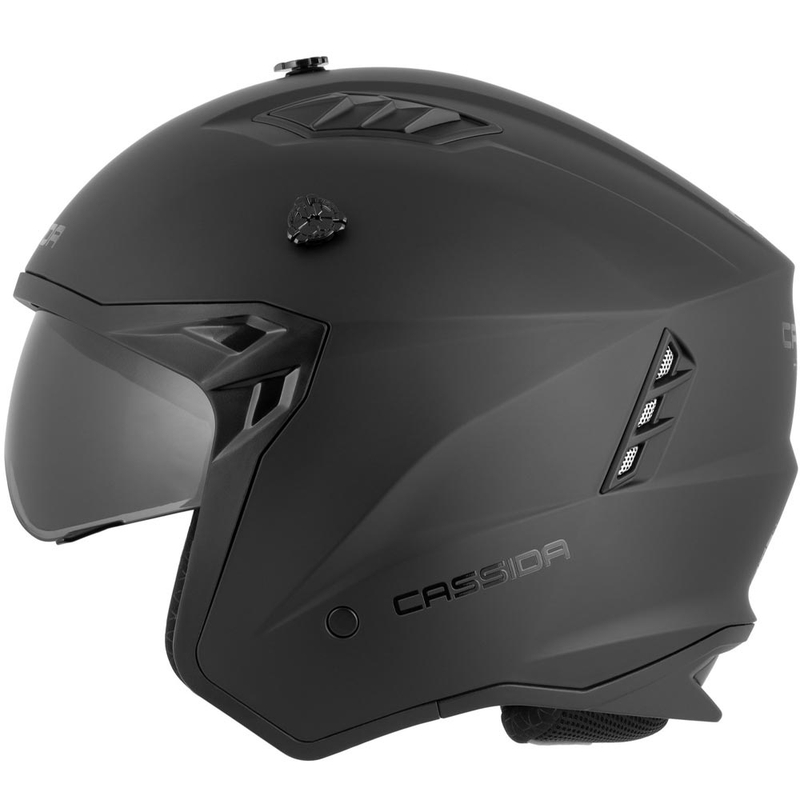 Modulaire motorhelm Cassida Cross Country Dual matzwart