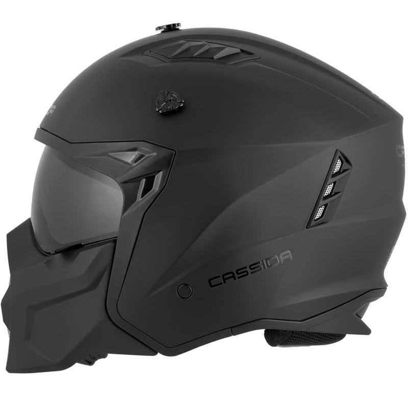 Modulaire motorhelm Cassida Cross Country Dual matzwart
