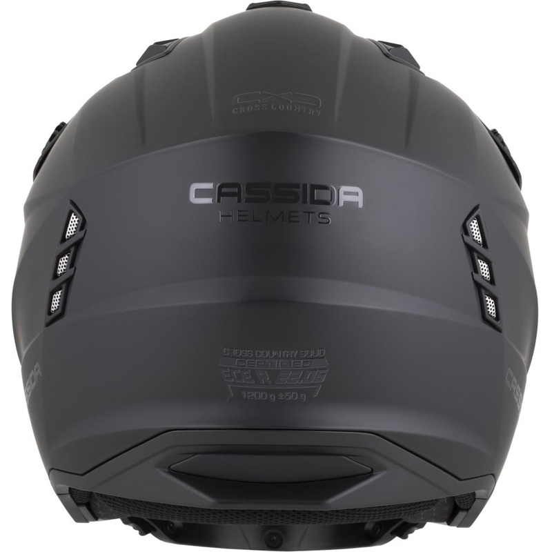 Modulaire motorhelm Cassida Cross Country Dual matzwart