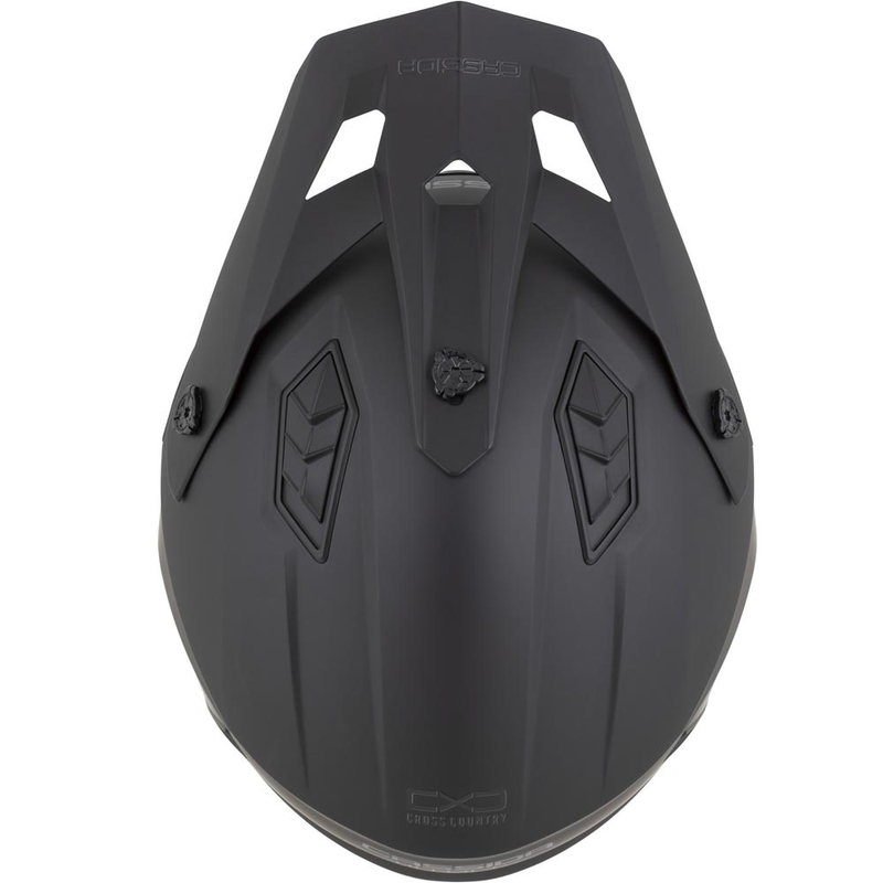 Modulaire motorhelm Cassida Cross Country Dual matzwart