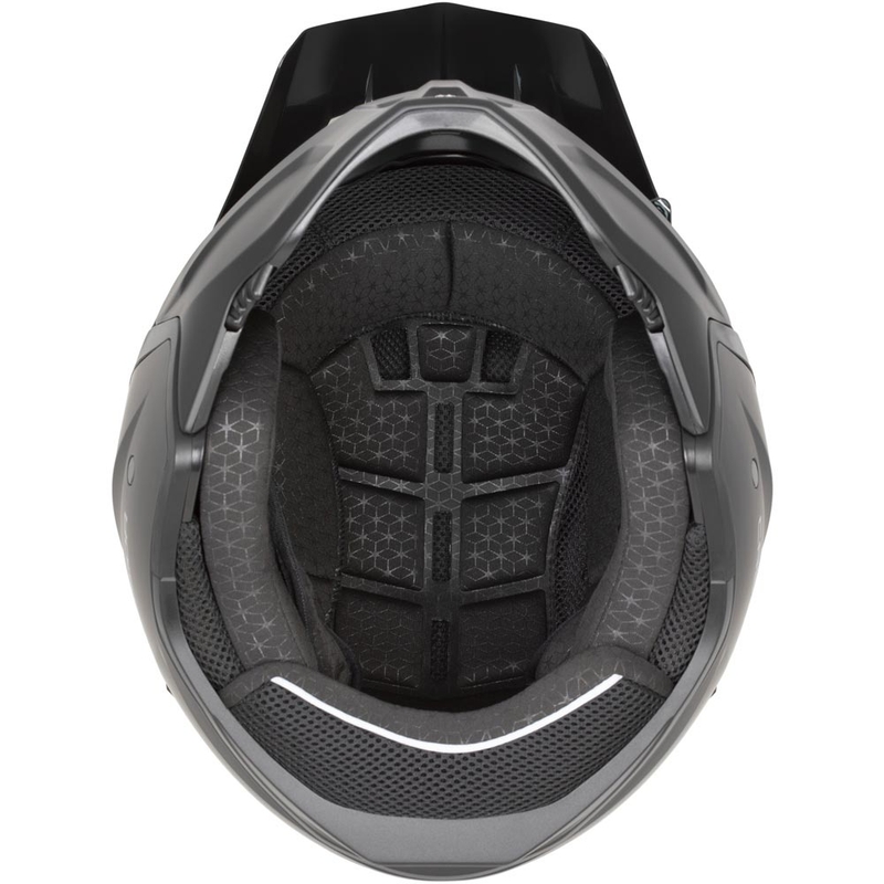Modulaire motorhelm Cassida Cross Country Dual matzwart