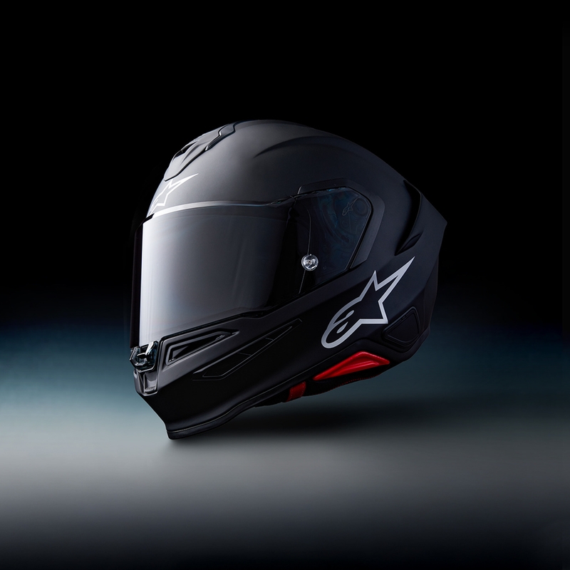 Alpinestars S-R7 Solid integraalhelm voor motorfietsen, matzwart