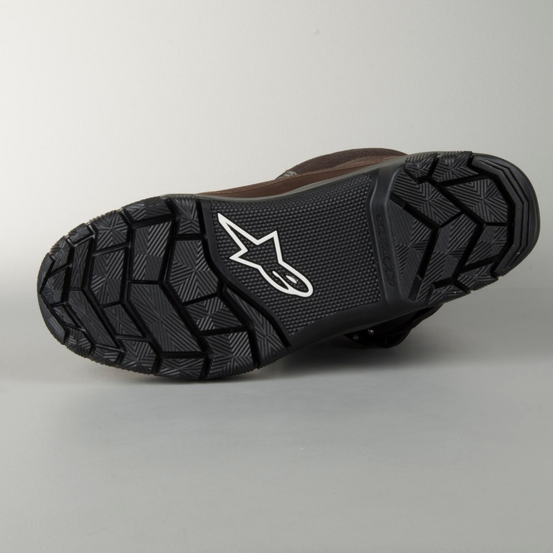 Alpinestars Belize Geolied Drystar Bruin Motorfiets Laarzen