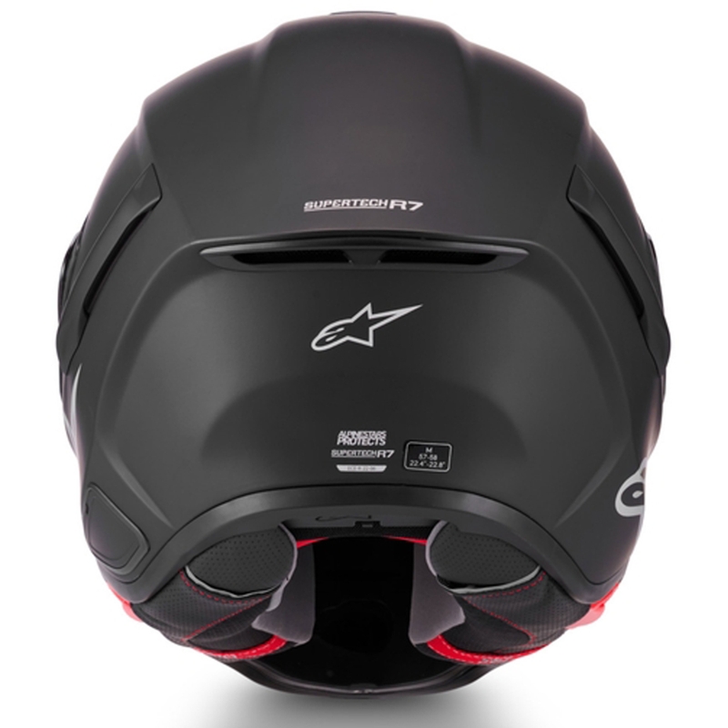 Alpinestars S-R7 Solid integraalhelm voor motorfietsen, matzwart