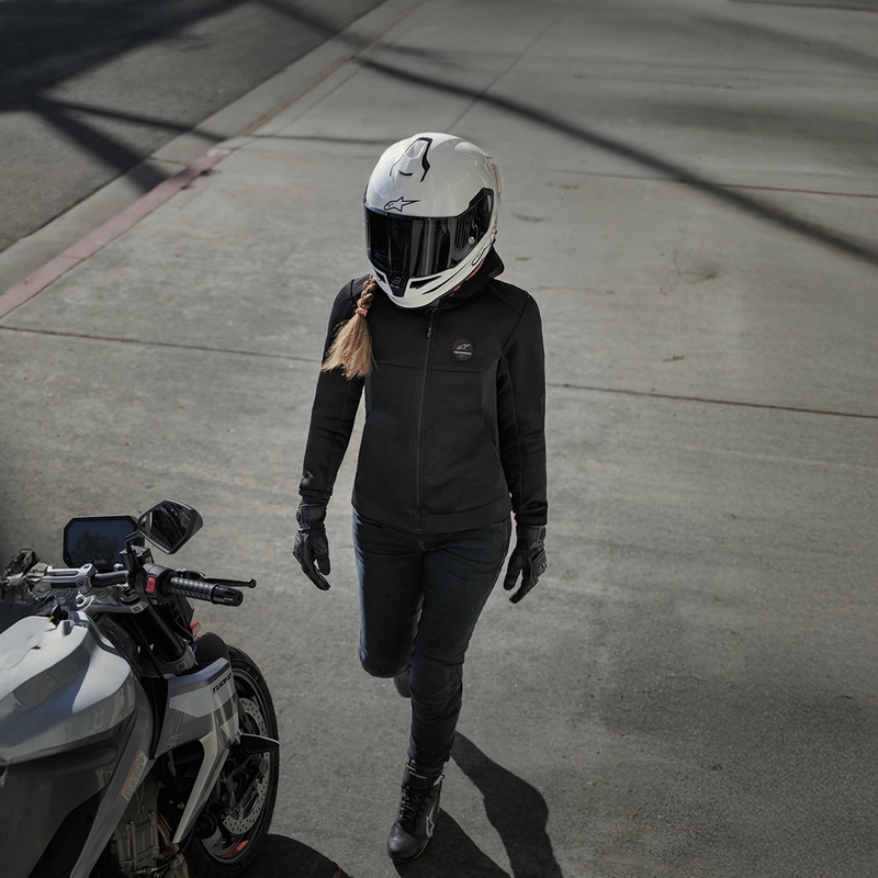 Alpinestars S-R7 Solid integraalhelm voor motorfietsen, wit