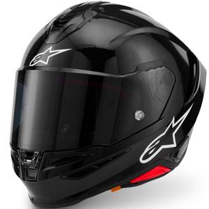 Alpinestars S-R7 Solid integraalhelm voor motorfietsen, zwart