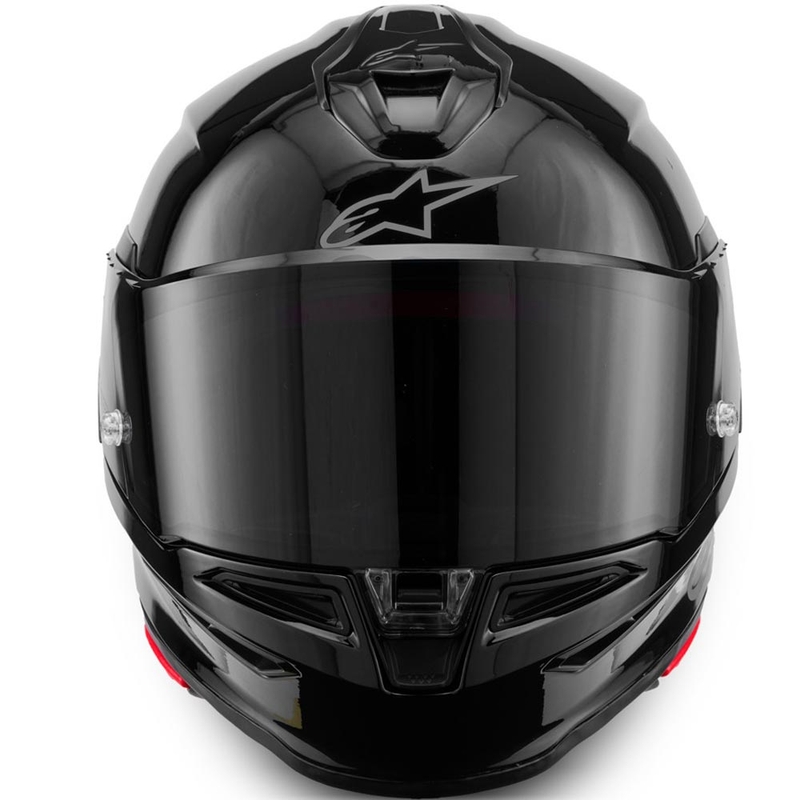 Alpinestars S-R7 Solid integraalhelm voor motorfietsen, zwart